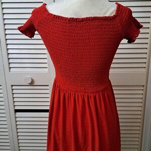 Women's Casual Red Dress